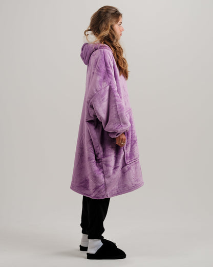 ONY Furlined Hoodie Blanket - Purple