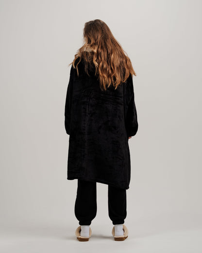 ONY Furlined Hoodie Blanket - Black