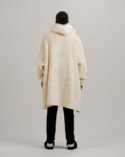 ONY Furlined Hoodie Blanket - Cream