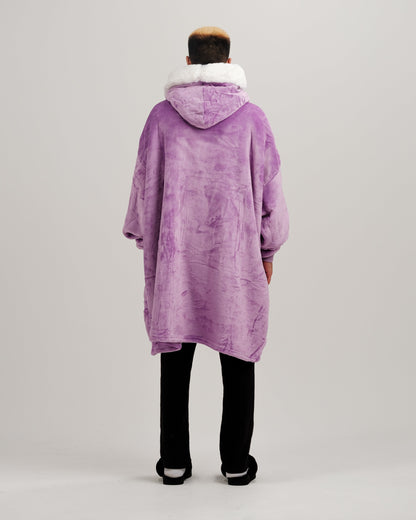 ONY Furlined Hoodie Blanket - Purple