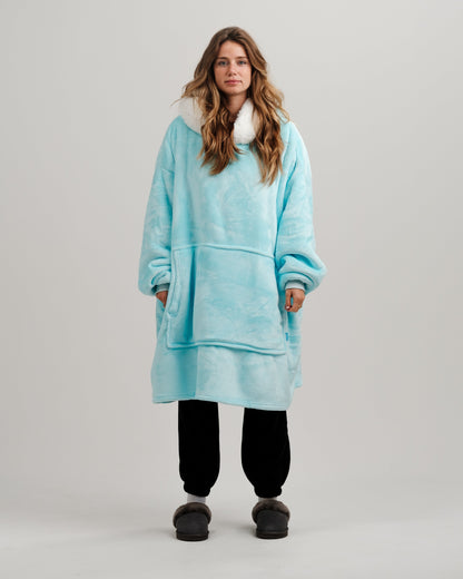 ONY Furlined Hoodie Blanket - Blue