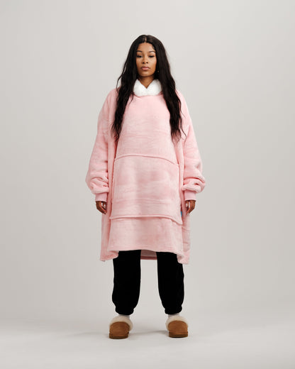 ONY Furlined Hoodie Blanket - Pink