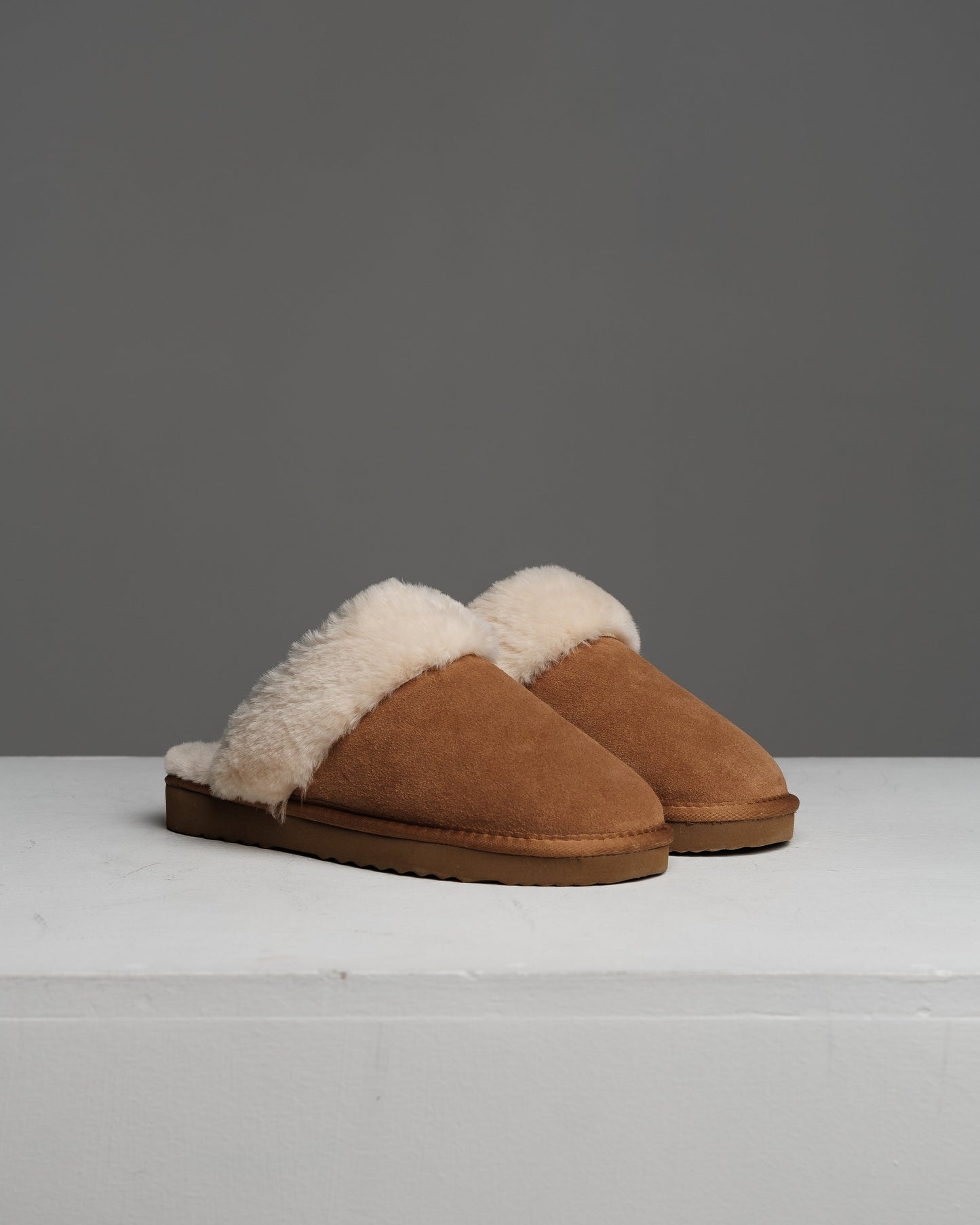 ONY Wool Slippers - Tan