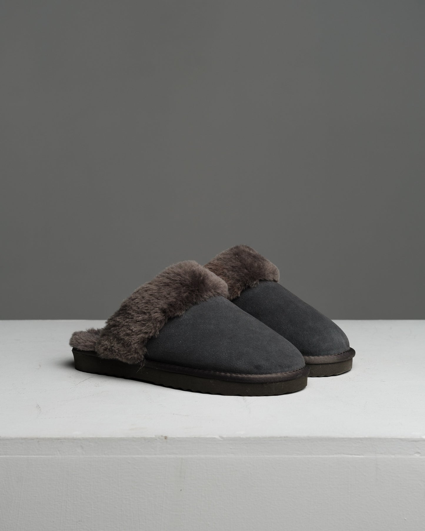 ONY Wool Slippers - Grey