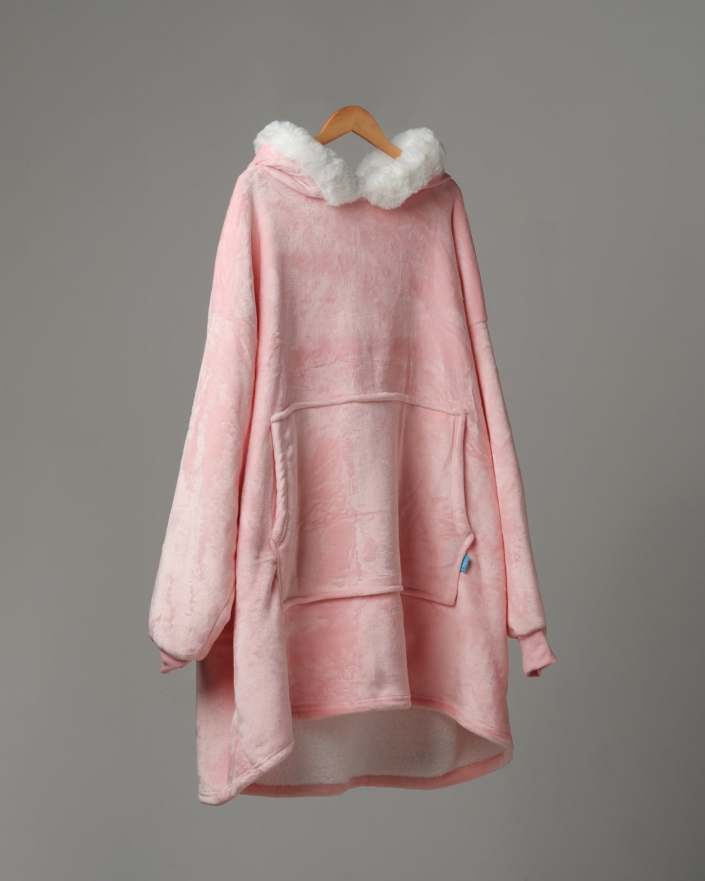 ONY Furlined Hoodie Blanket - Pink