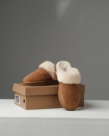 ONY Wool Slippers - Tan