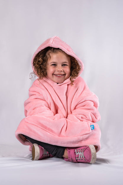 Kids & Little Ones Pink Extra Thick Ony Hoodie Blanket