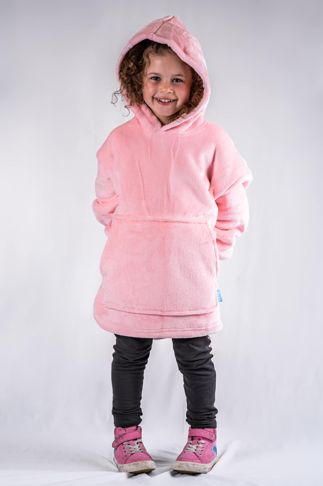 Kids & Little Ones Pink Extra Thick Ony Hoodie Blanket